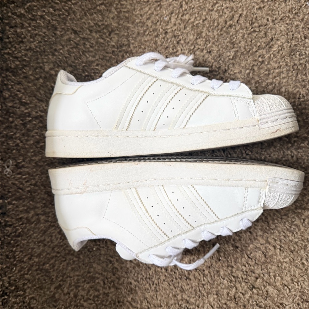 ADIDAS Superstar white sneakers Men Size US 7 - Picture 5 of 7